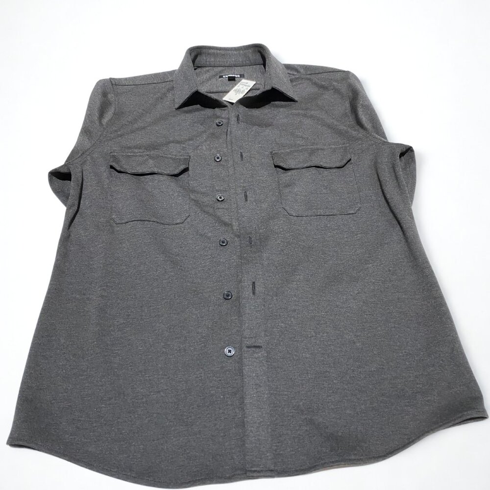 Express Men’s Dark Gray Layering Jacket Size M – NWT - Picture 2 of 4